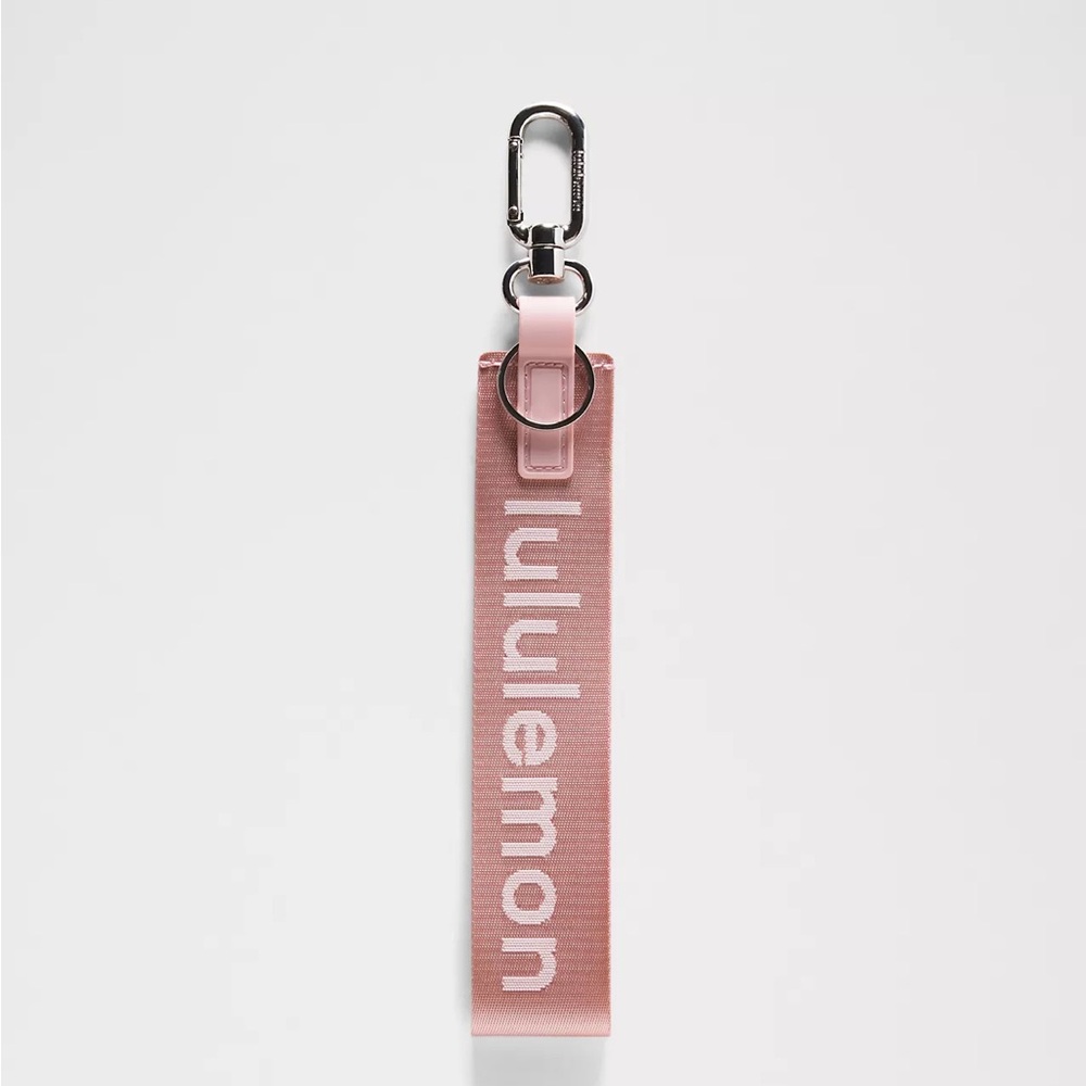 Lululemon Never Lost Keychain- Pink Haze/White